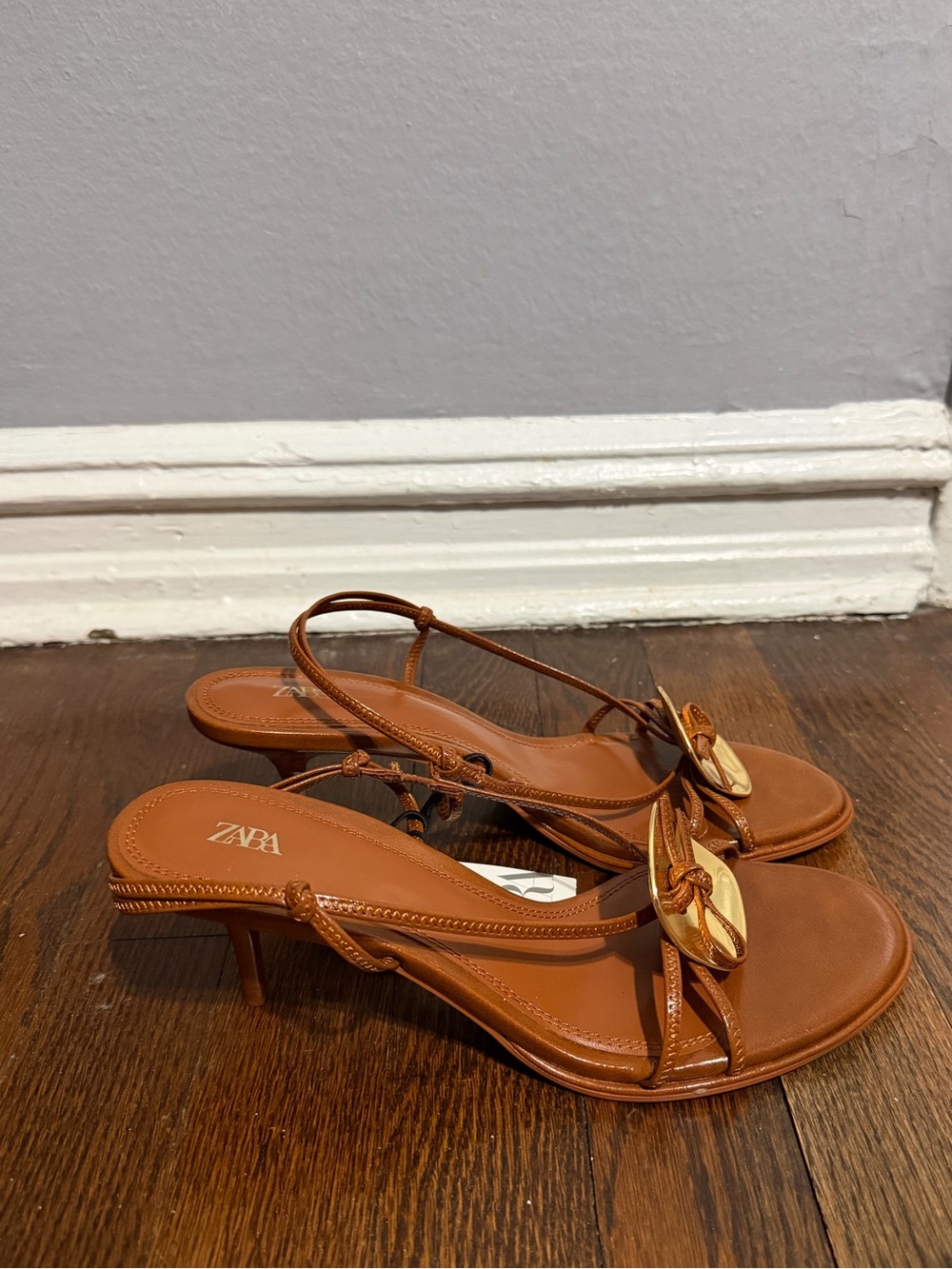Zara Embellished Heeled Sandals
